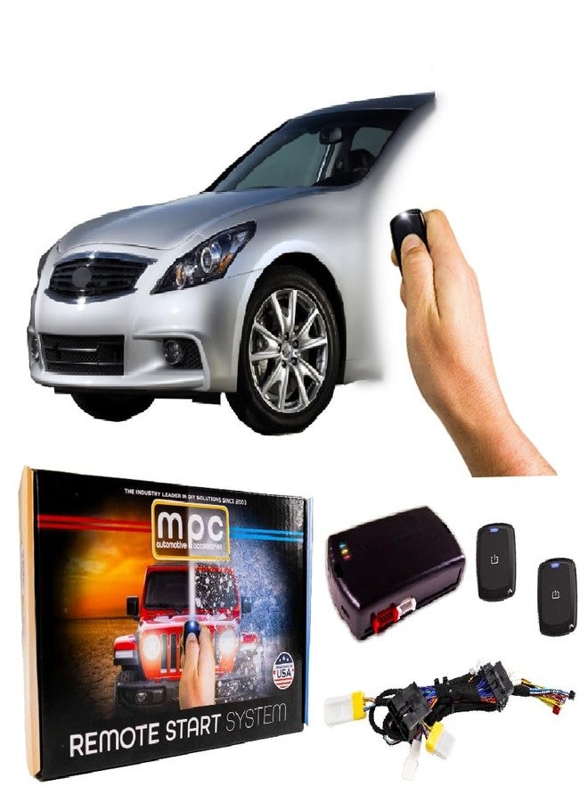 MPC Complete Factory Remote Activated Remote Start Kit for 2010-2013 Infiniti G37 - Push-to-Start - with T-Harness - Image 1