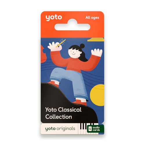 Yoto Classical Collection 4 Kids Musical Audio Cards for Use with Player Mini Allin1 Audio Device Educational ScreenFree Listening with Relaxing Music for Naptime Bedtime Winding Down - Image 1