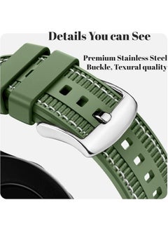 Nylon Strap Compatible with Huawei Watch GT4 Replacement Wrist Band, 22mm Replacement Nylon Braided Silicone Composite Watch Strap, Compatible with Huawei Watch GT4/ GT3/ GT3 Pro 46mm (Green) - pzsku/Z9F1FA46F5E278A6FB906Z/45/_/1732573464/b0cdf2af-fc27-4b3d-9e64-e8973f60d653