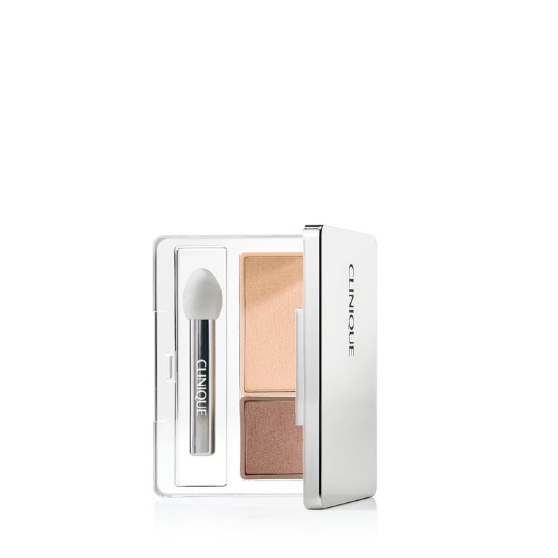 Clinique All About Shadow Duo Eye Shadow Makeup  Safe For Sensitive Eyes Like Mink 005 Ounce
