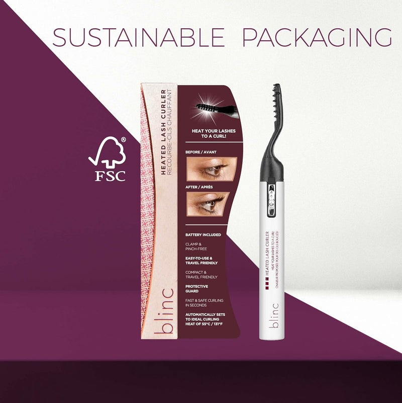 Blinc Heated Eyelash Curler Comb for Long Lasting Curls with Battery Included - Image 5