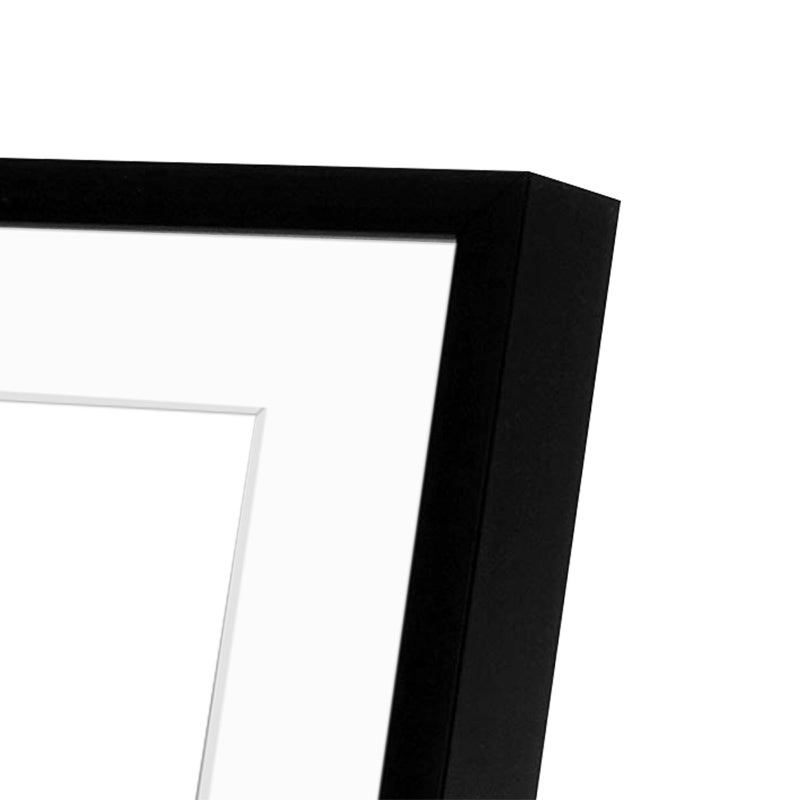 Frametory, 5x7 Black Aluminum Picture Frame - Set of 2 - Ideal for Displaying 4x6 Photos with Mat or 5x7 Without Mat - Real Glass Front - Simple Gallery Wall Frames for Art Prints and Posters - Image 3