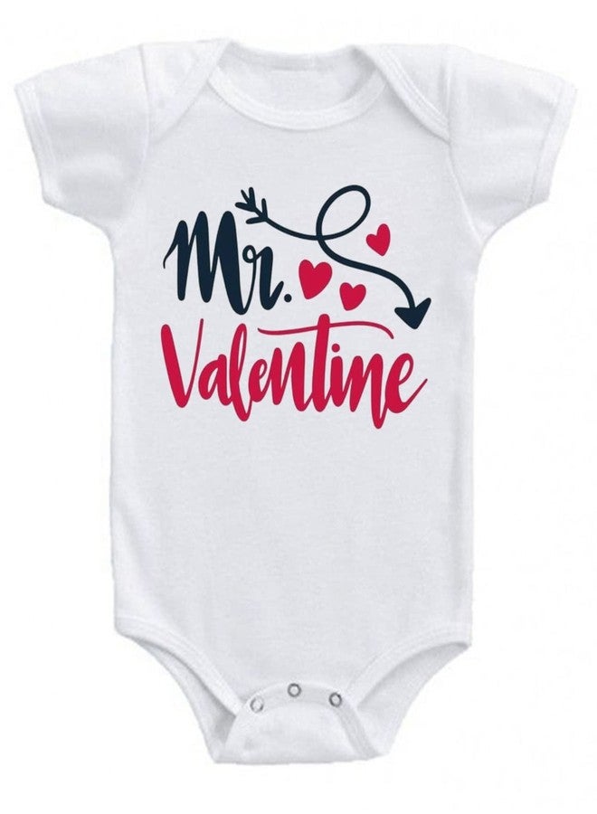 American Apple Valentine Printed Romper Dress Baby Sleep Suit For Baby Boys & Baby Girls Printed Love Brithady Vacation Gift Rompers (6-9 Months, Mr. Valentine) - Image 1