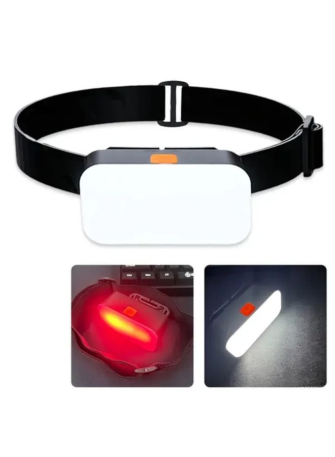 USB C Rechargeable COB Headlamp 4 Modes Adjustable Headlight for Camping Hiking - Image 1