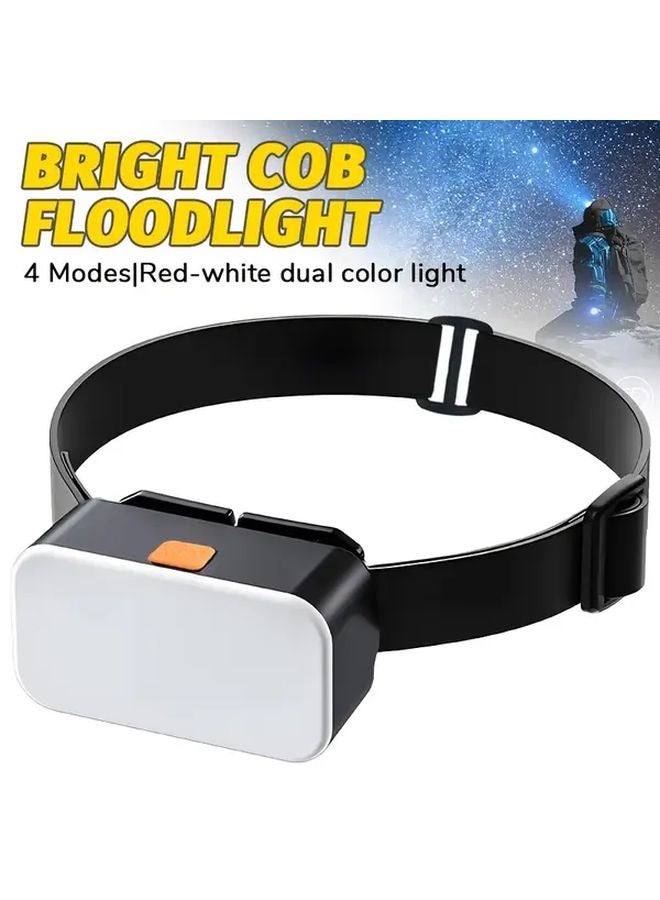 USB C Rechargeable COB Headlamp 4 Modes Adjustable Headlight for Camping Hiking - Image 4