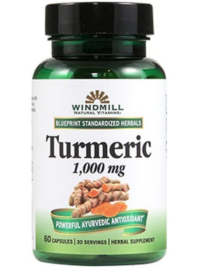 WINDMILL Turmeric 95 Percent Curcuminoids 1000 Mg Capsules 60 Ea - Image 2