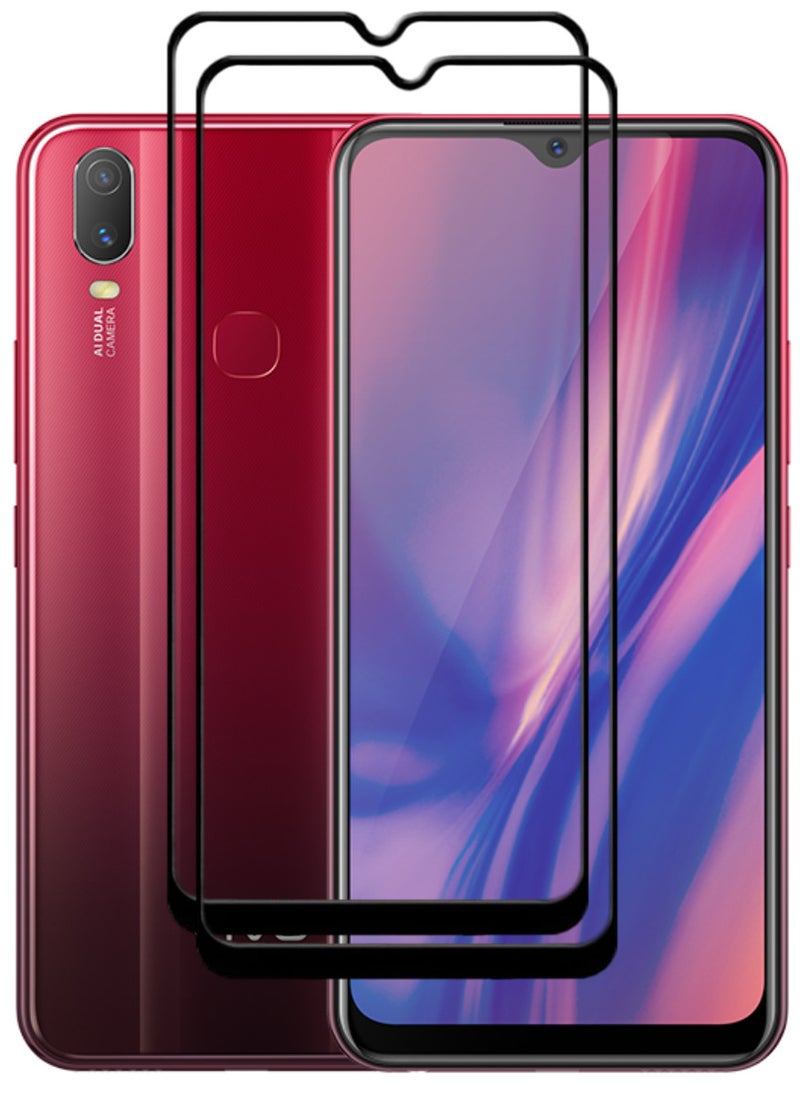 ACLIX 2 Pieces Antistatic ESD Dustproof Premium Quality High Definition Tempered Glass Screen Protector Designed For vivo Y11 (2019) - Image 1