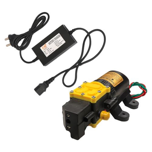 Electronicspices Electronic Spices Combo of HY-4700 Powerful Diaphragm Water Pump With 14v 2a Dc Power Supply Adapter - Image 1