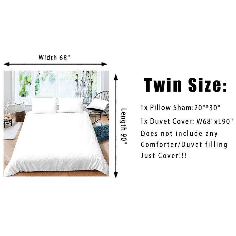 Feelyou Polka Dots Duvet Cover Cute Kawaii Polka Dots Bedding Set Black and White Comforter Cover for Boys Girls Children Teens Bedroom Decor Minimalist Style Bedspread Cover Full Size With 2 Pillow Case - Image 2