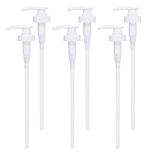 YBB Gallon Pump Dispenser, Fits Most 1 Gallon Jugs and Containers 38/400 Pump Lid Top Replacement for Sanitizer, Lotion, Shampoo, Conditioner (6 Pack) - Image 1