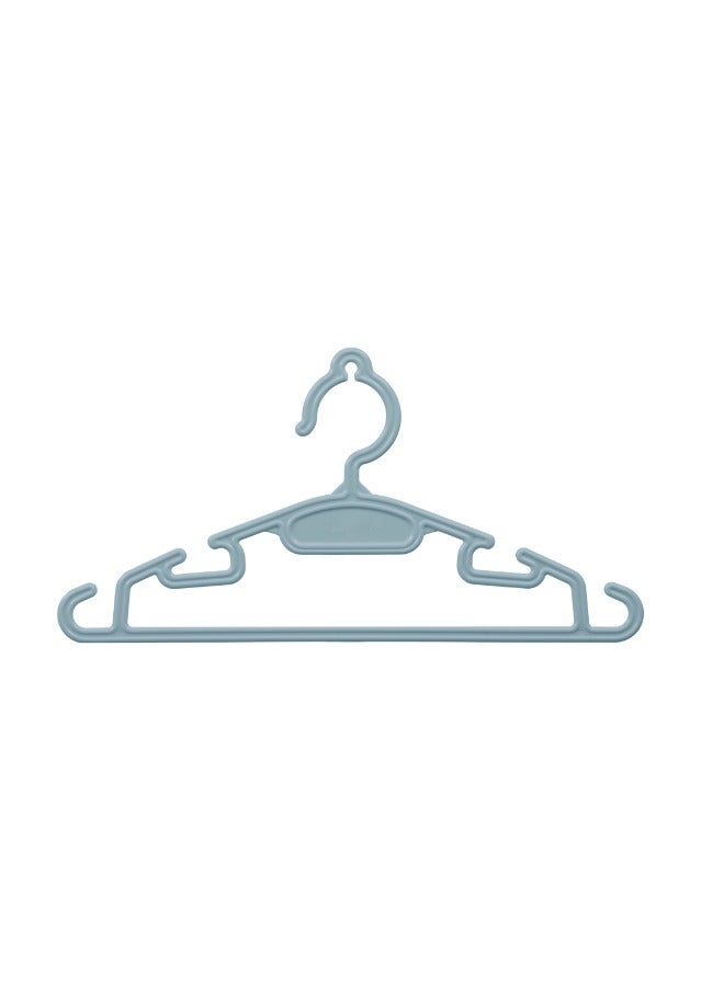 inochi Hara Baby Cloth Hanger, Light Blue, 10 Pieces - Image 3