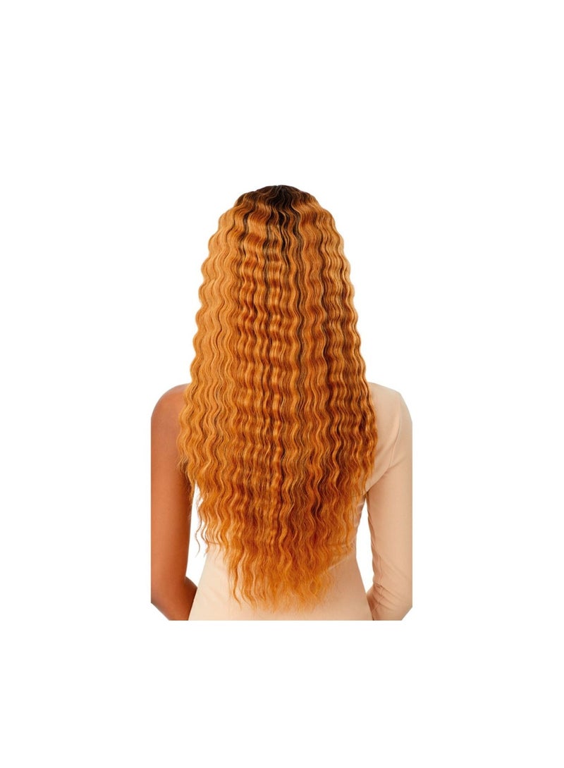 Estelle Heat resistant high quality fiber Lace Front Wig Curly MIX COLOR - Image 2
