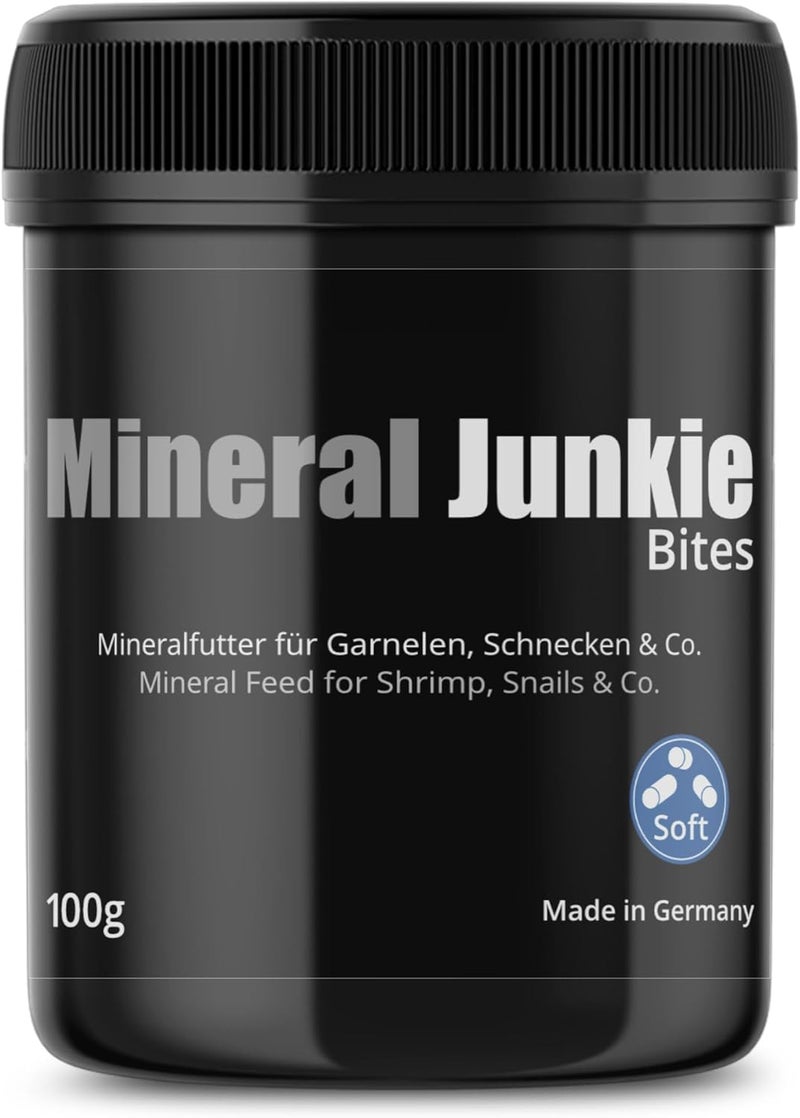 GlasGarten Mineral Junkie Bites (عيدان) للجمبري، القريدس، السلطعون، القواقع (100 جرام) - Image 1