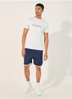 Styli Slogan Print Short Sleeve Running T-Shirt  - Image 3