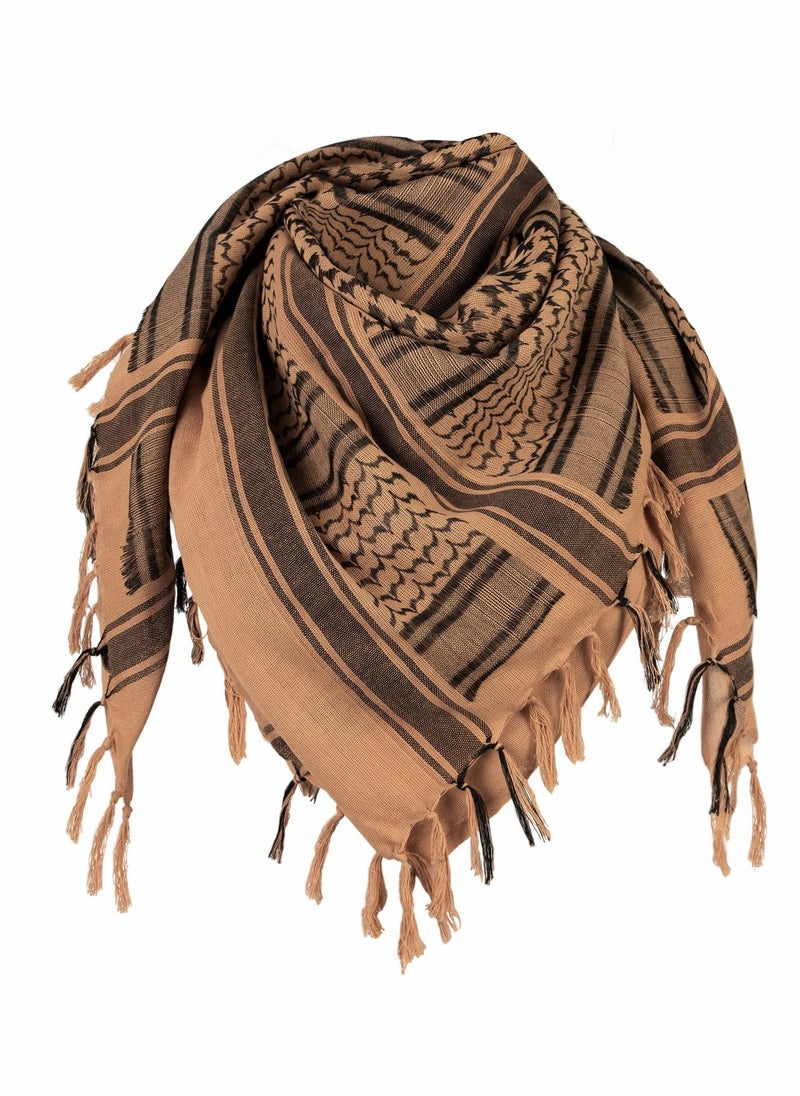 Excefore - Desert Scarf, 100% Cotton Face Mask Bandanas Scarf for Dust Sun Wind Multifunctional Head Wear (43x43 inch) - Image 1
