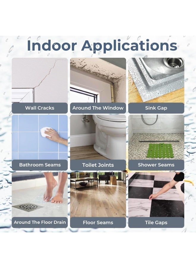 UB Unity Brand Crack Seal Glue 300gm with Brush Transparent Waterproof Resin Epoxy for Roof Leakage - Image 3