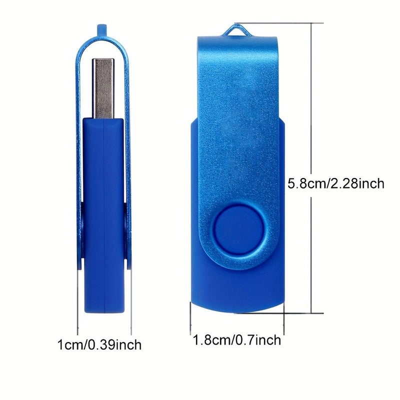 وردة حمراء 256 ميجابايت، ذاكرة USB دوارة مع شعار مخصص - Image 2