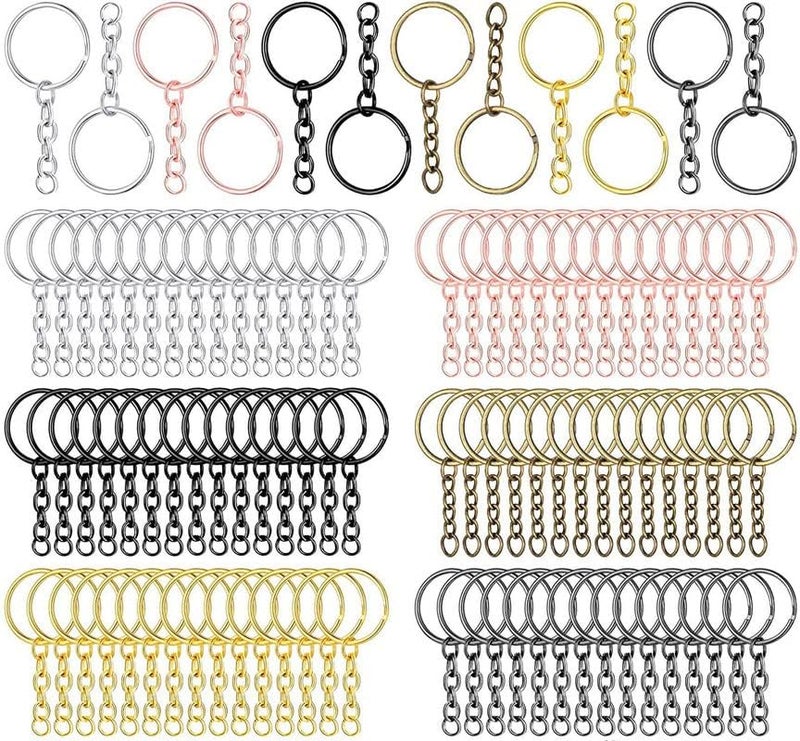 DIY Crafts 5 Chain+Key Chain, Golden, (5 Chain+Key Chain, Golden) DHook Type Swivel Cla(5 Chain+Key Chain, Golden) - Image 2