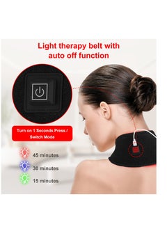 SYOSI Red Light Therapy Belt, 660nm Red Light and 850nm Near Infrared Light Therapy Belt, for Body Shoulder Chin Neck Hand Wrist, Wearable Red Light Therapy Wrap for Men Women  - Image 5