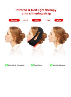 SYOSI Red Light Therapy Belt, 660nm Red Light and 850nm Near Infrared Light Therapy Belt, for Body Shoulder Chin Neck Hand Wrist, Wearable Red Light Therapy Wrap for Men Women  - Image 2