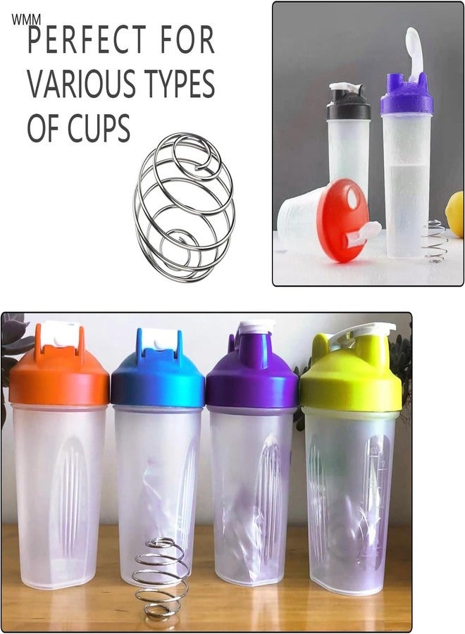 WMM 4 Pcs 2.1-Inch Large Size Shaker Balls for Protein Shakes,Milkshake and Salad Dressing,304 Stainless Steel Shaker Ball - Image 5