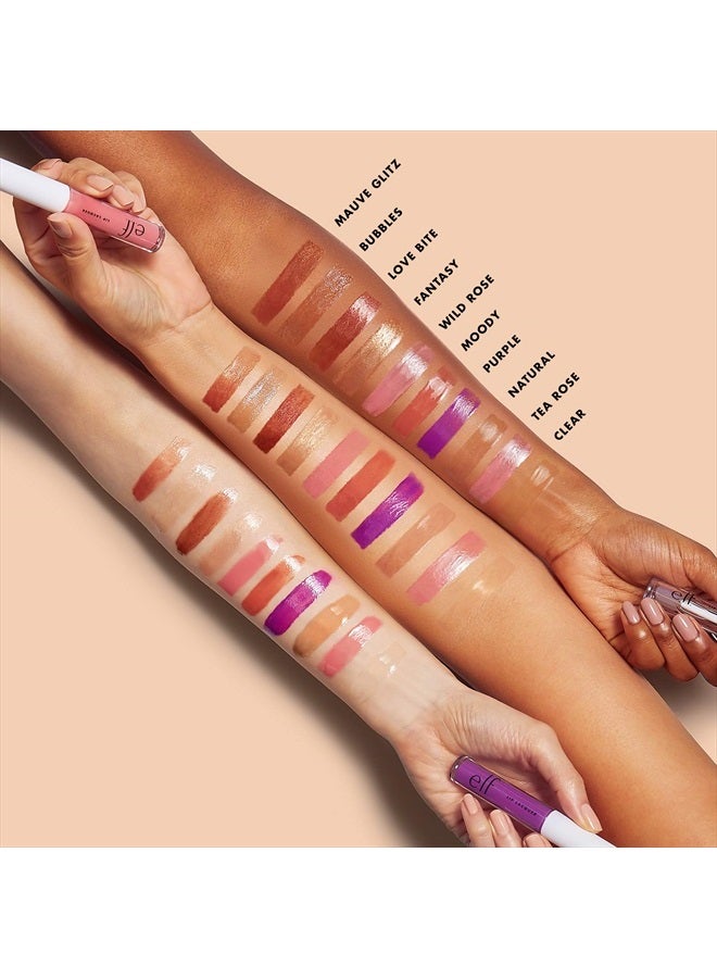 elf , Lip Lacquer, Moisturizing, Shiny, Non-Sticky, Long Lasting, Provides Maximum Color, Glides On, Fantasy, 0.08 Fl Oz - Image 3