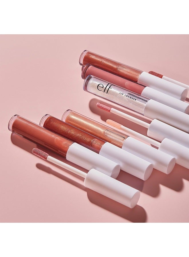 elf , Lip Lacquer, Moisturizing, Shiny, Non-Sticky, Long Lasting, Provides Maximum Color, Glides On, Fantasy, 0.08 Fl Oz - Image 4