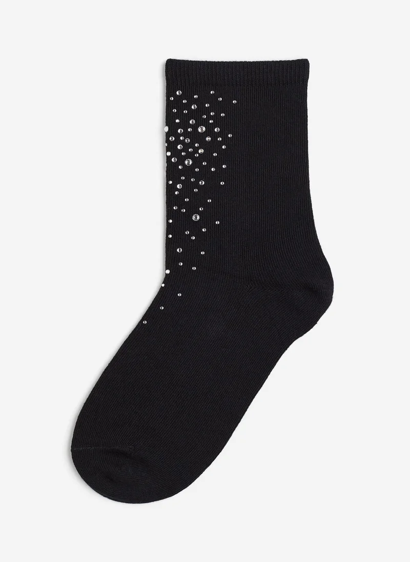 اتش اند ام Appliquéd Socks