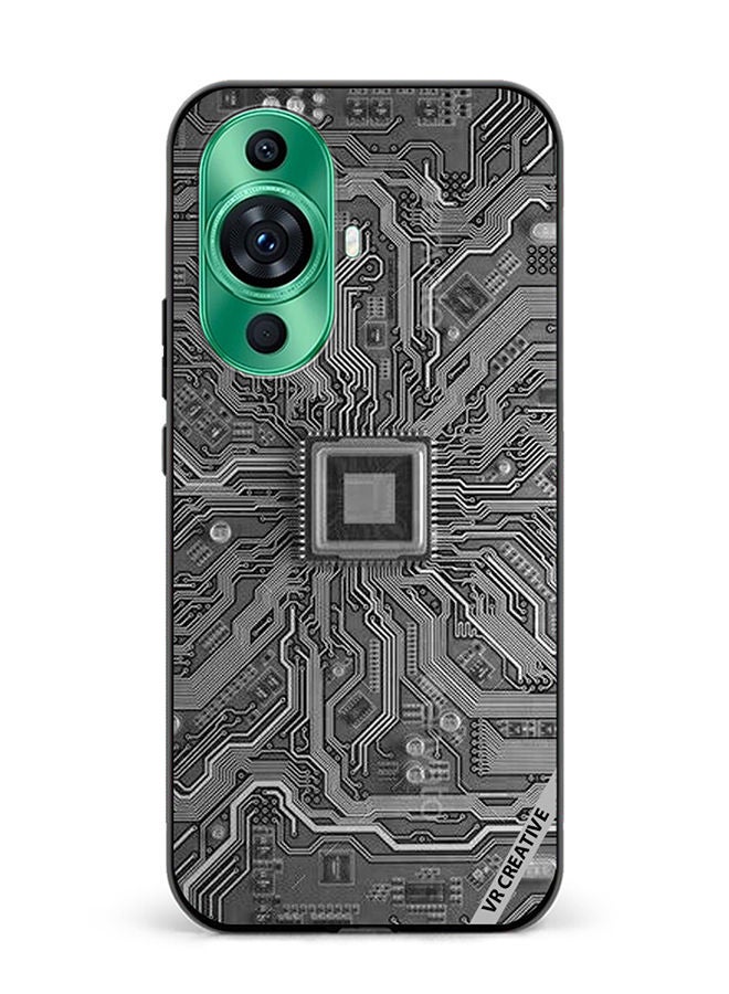 VR CREATIVE Protective Case Cover For Huawei nova 11 Layer Design Multicolour - Image 1