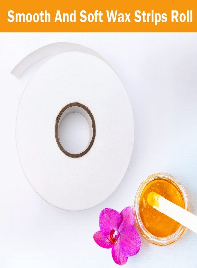 Vumdua 2PCS Non-woven Wax Strip Roll for Body and Facial Hair Removal, 2.76" X 100 Yards Tear-Resistant Waxing Paper for Eyebrow, Leg Removal, Salon Grade - Image 3