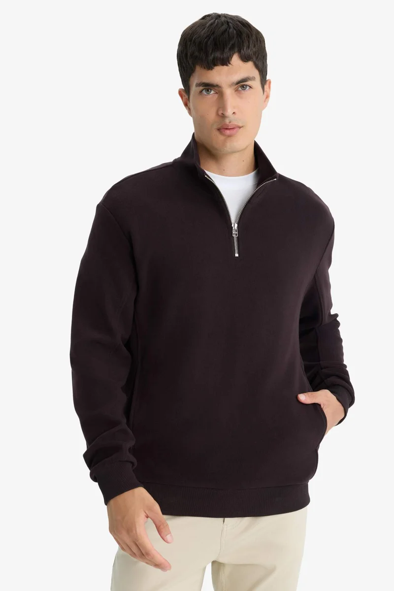 Defacto Regular Fit Long Sleeve Sweatshirt