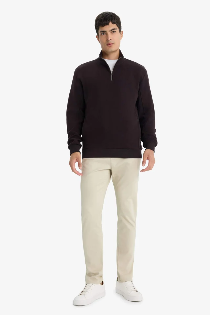 Defacto Regular Fit Long Sleeve Sweatshirt