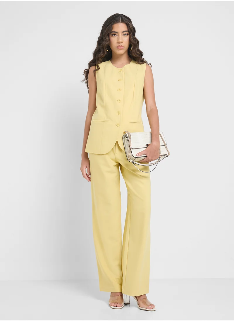 ONLY Drawstring High Waist Pants 32"