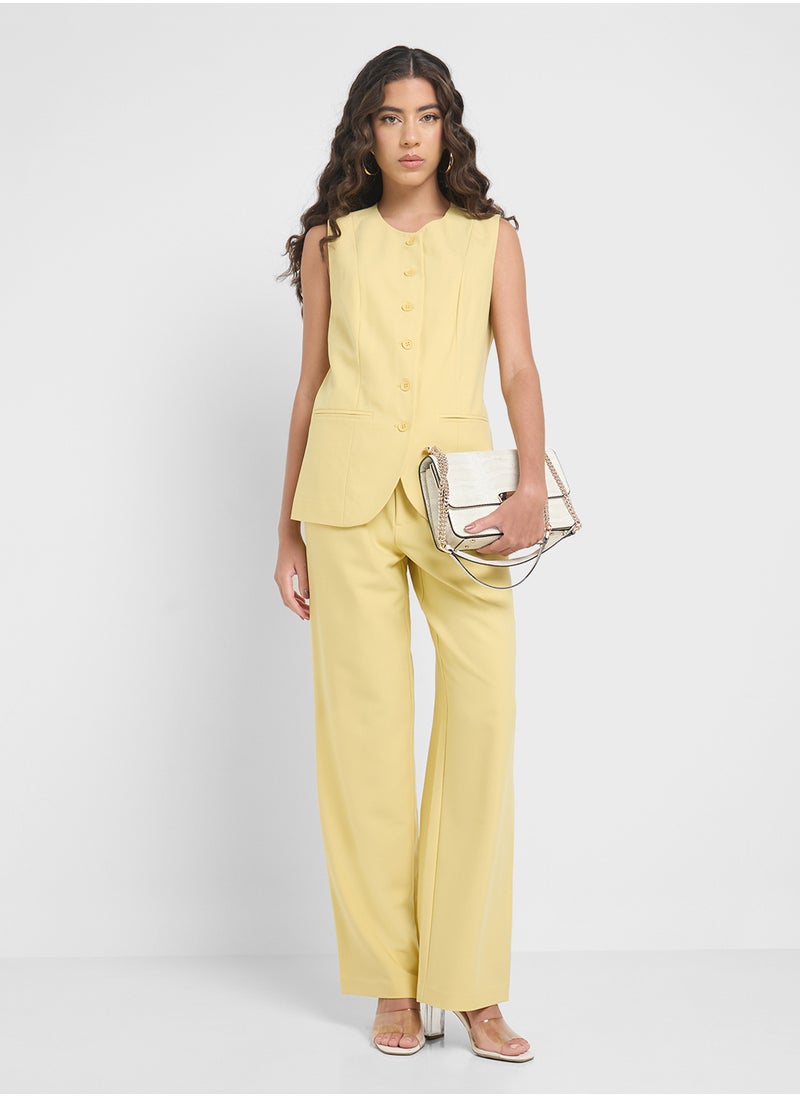 ONLY - Drawstring High Waist Pants 32" - Image 1