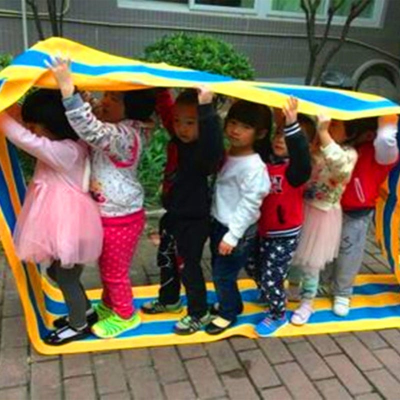 KINDEN Teamwork Games Run Mat - 2 Packs Teamwork Games Group Learning Activity Fun Playing Run Mats for Adults Kids Family Field Day Backyard Playground Birthday Party Games - Image 4