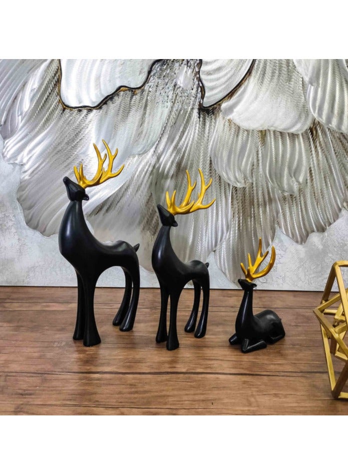 3 piece deer set