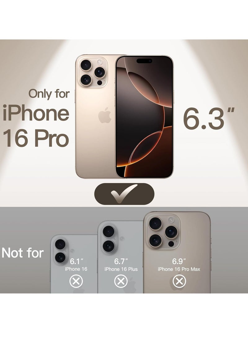 ELTRAZONE Ultra Slim (0.35mm Thin) Case for iPhone 16 Pro 6.3 Inch – Camera Lens Full Protection, Lightweight Matte Finish PP Hard Minimalist Cover (Desert Titanium) | Anti-Fingerprint & Non-Yellowing - Image 2