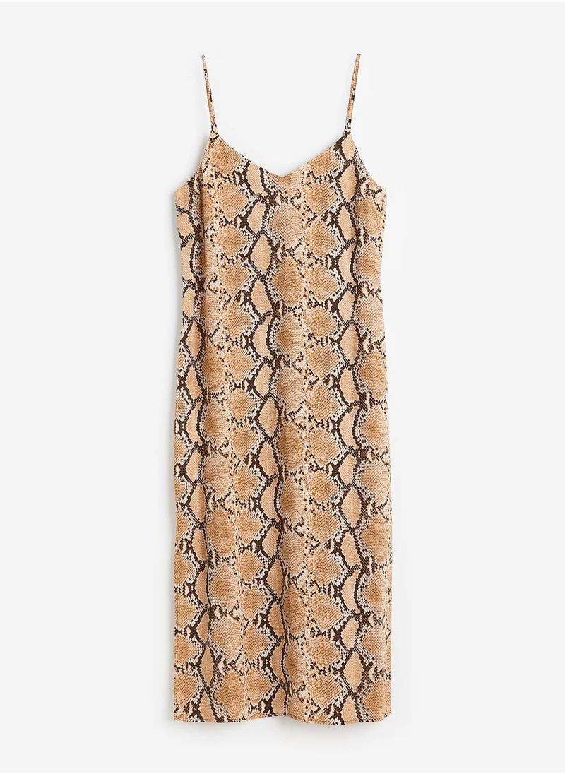 H&M Strap Detail Printed Dress