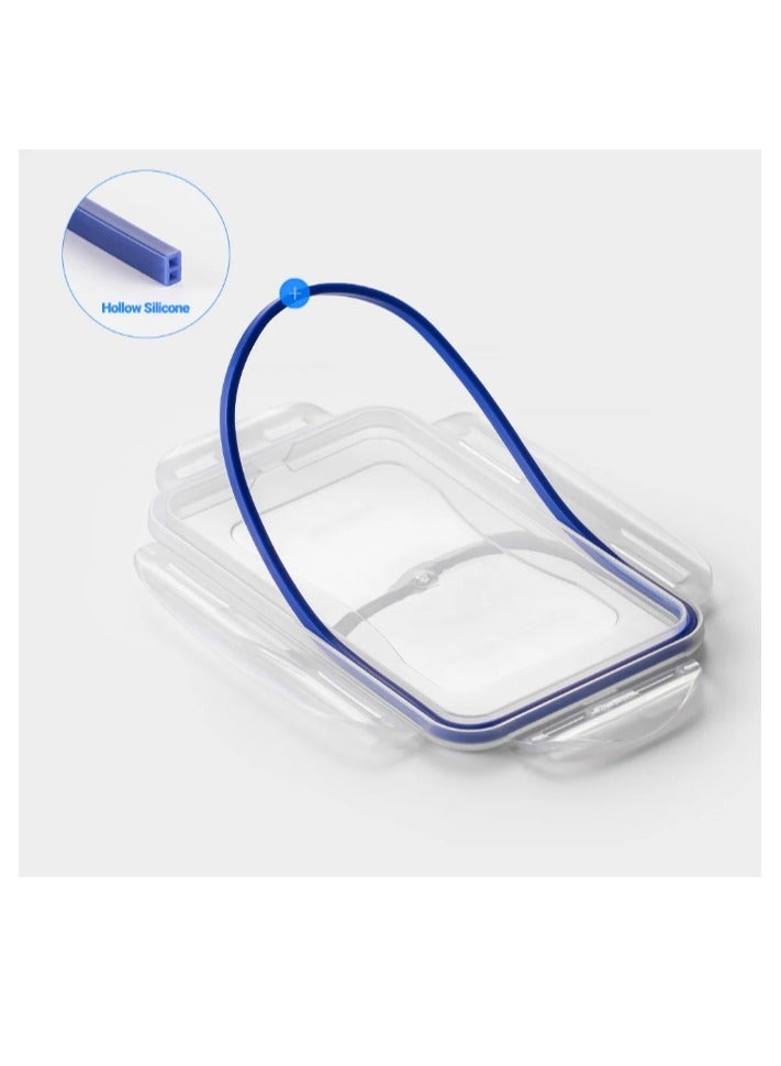 لوك آند لوك علبة تخزين طعام محكمة الغلق من لوك لوك بسعة 600 مل - خالية من مادة BPA، آمنة للاستخدام في الميكروويف والفريزر وغسالة الأطباق - Image 2