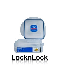LOCK & LOCK LocknLock 600ml Square  Airtight Food Storage  - BPA-Free, Microwave, Freezer, and Dishwasher Safe  - Image 2