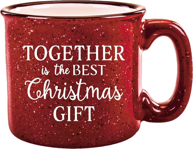 Dexsa Ceramic Designer Campfire Coffee Mug  Christmas Gift  Holds 15 ounces  Christmas Holiday Mug  Great for Coffee Tea Soups Hot Chocolate