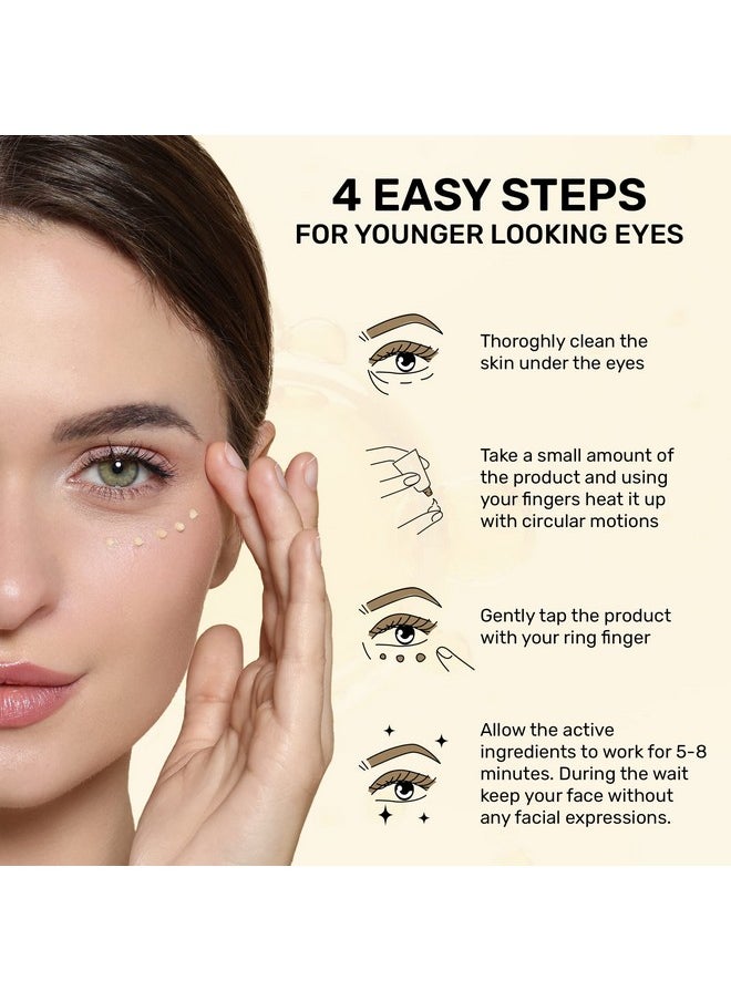 SEAMANTIKA SEAMANTIKA PUFFINESS AWAY - Instant results - Naturally eye cream for rapid reduction of Eye Bags, Puffiness, Wrinkles, and Dark Circle. Made with Dead Sea Minerals 0.8 fl.oz  - Image 4