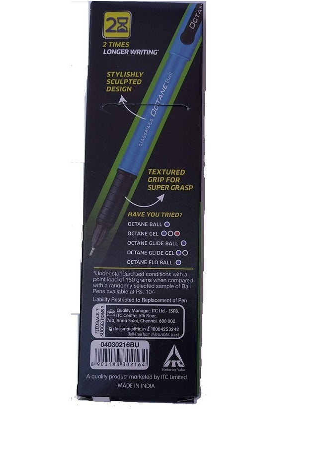 classmate Classmate Octane Ball Pen (Black) - Pack of 20 Pens  - Image 4