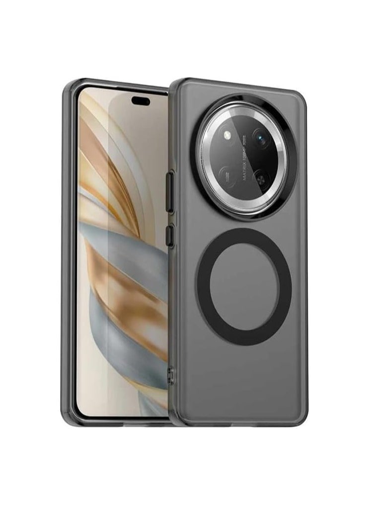 Generic Magnetic case compatible with Honor X9c/Honor X60 Pro, built-in magnetic, four-corner airbag drop proof transparent case for Honor X9c/Honor X60 Pro  - Image 1