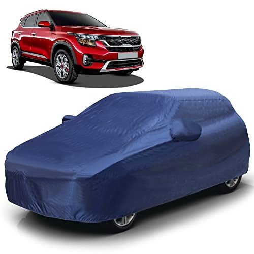 AutoGuys Car Cover Waterproof TF-I for Kia Seltos [Year 2019 Onwards] - Seltos Car Cover Dust & UV Protection Seltos Car Body Cover with Mirror Pocket Soft Cotton Lining - Image 1