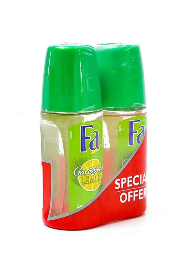 Fa Roll on caribbean Lemon 2X50Ml 