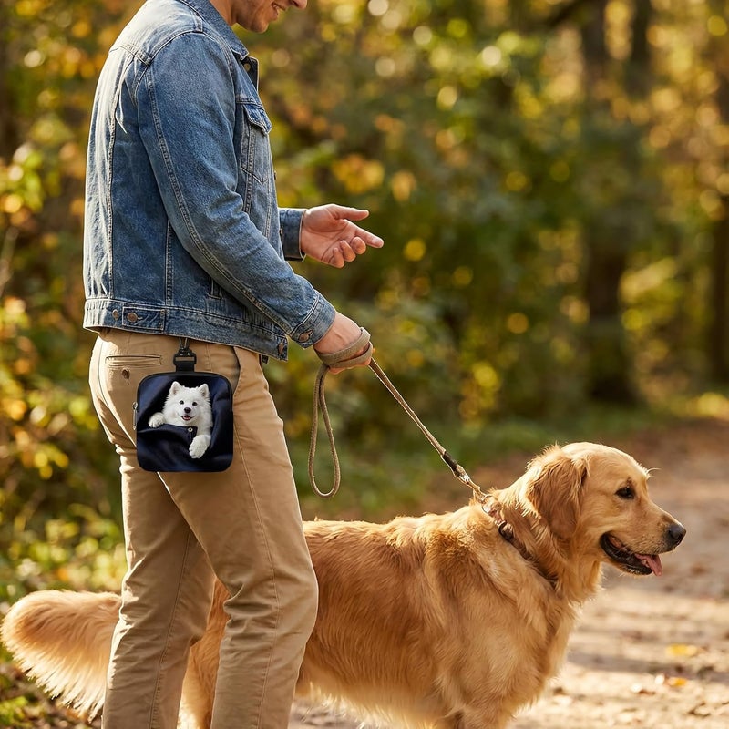 Genérico Dog Training, Portable, Waterproof and Treat Dispenser | Pet Training Bags - for Small, Medium and Large Breeds: Hiking, Excursions, - Image 2