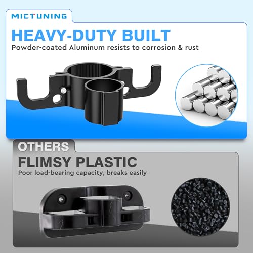 MICTUNING Upgraded Trailer Towing Organizer, 7 Way Plug Heavy Duty Trailer Chain Wire Harness Holder, Anti-Rust High Hardness Aluminum Metal RV Accessories - Image 5