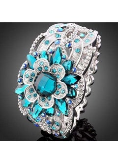 Floral Engagement Diamond Opal Ring White Gold