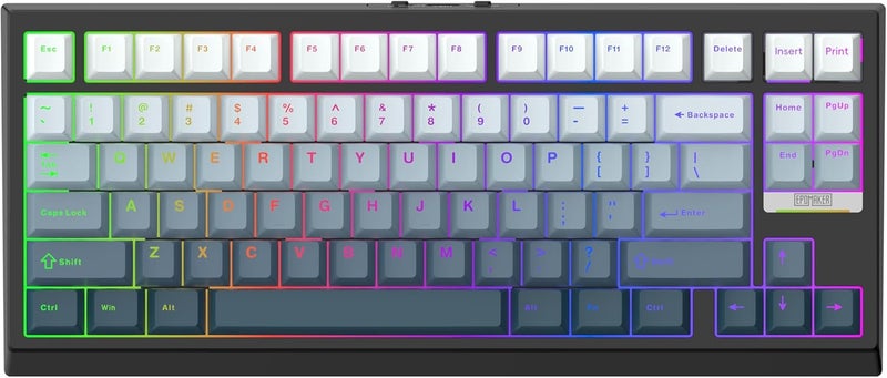 EPOMAKER G84 HE Wireless Hall Effect Keyboard, 8K Polling & 8000mAh, SOCD & DKS, Gaming Keyboard with Fast Trigger & Adjustable Actuation, RGB Backlit, PBT Keycap, Hot-Swap, for WIN/Mac (Black) - Image 1